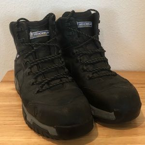 MICHELIN MENS HYDROEDGE STEEL TOE PUNCTURE RESISTANT WATERPROOF 10.5M WORK BOOTS